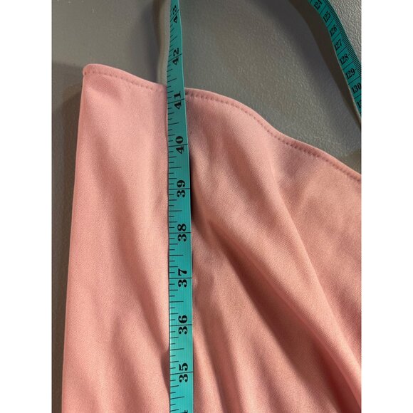 VTG Gown Sz 12 Runs small Mauve Pink Sheer Long Sleeves Union Md Elegant Cottage - Picture 11 of 12